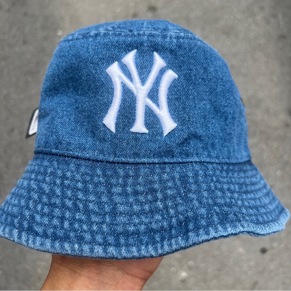 New York denim Dad hat